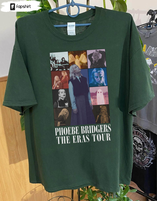 Phoebe X The Eras Tour Shirt, Phoebe Bridgers Retro Short Sleeve Unisex T-shirt