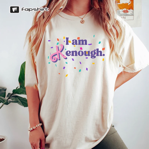 Comfort Colors I Am Ken Tshirt, I Am Kenough Shirt, I Am Kenough Tee, Tie Dye Ken Tee, Barbi Movie Tshirt, Ken Barbi-E Movie T-Shirt