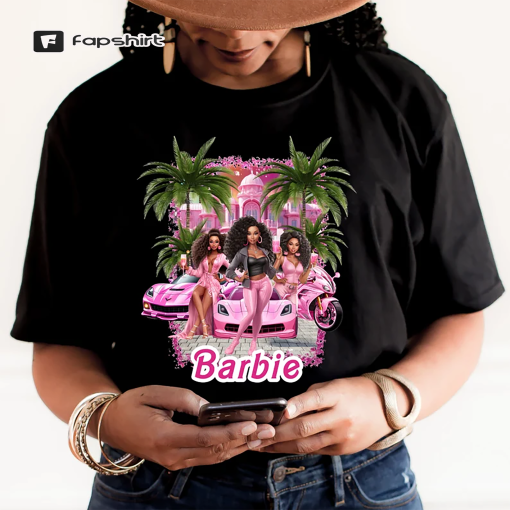 Black Barbie Shirt, Barbie Movie, Black Elegant Barbie T-shirt, Shirts for Black Women, Melanin, Black Queens, African American