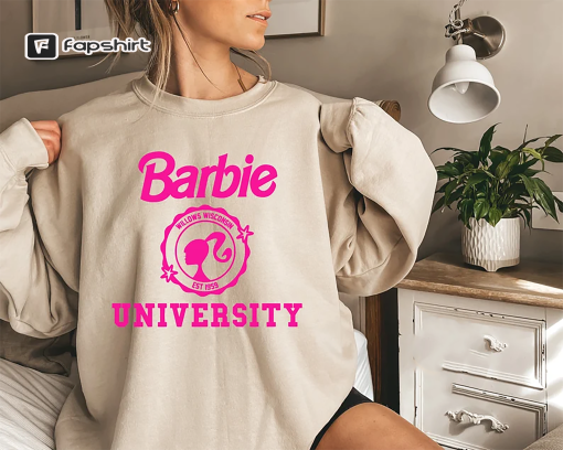 Barbie University T-shirt, Doll University Shirt, Come On Barbie Let’s Go Party Sweatshirt, Birthday Girl Hoodie, Birthday Party Outfit Gift