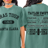 Santa Clara Night 2 Color Retro Tshirt