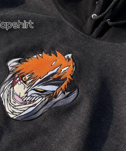 Inspired Anime Shirt Embroidered Manga T-Shirt Embroidery…