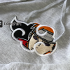 Anime Embroidery Sweater, Embroidery Shirt, Anime Tee, Embroidery Sweater, Embroidered Sweatshirt, Naruto embroidered