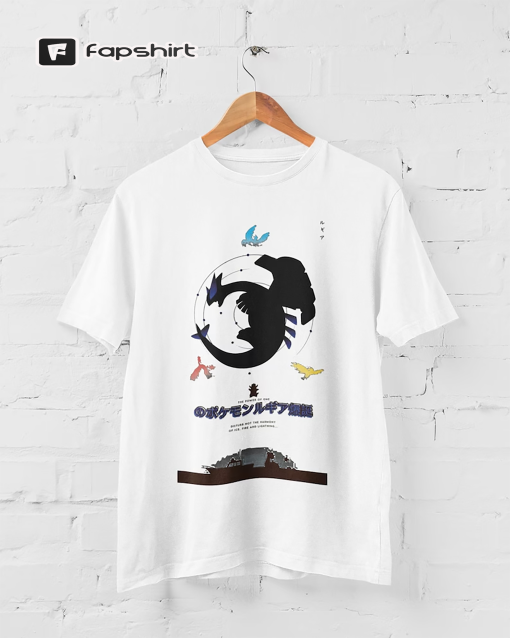 Pocket Monsters The Power Of One Movie Art Retro Graphic Tee Anime T-shirt Cover Art Gift Idea Present For Him For Her