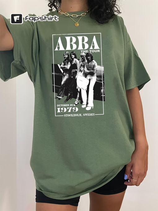 ABBA Shirt, 1979 Vintage Shirt, Pop Music Shirt, Pop Disco Shirt, Pop Rock T-shirt, Vintage Shirt