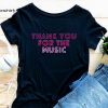 ABBA Voyage Unisex T-shirt, Thank You For The Music, ABBA Band T-shirt, Ladies Tee Slogan, ABBA Lyrics, Vintage Abba, Abba Fan clothing