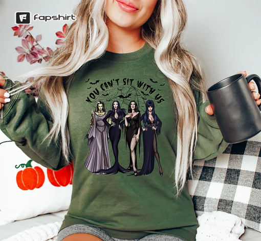 Witches Sweatshirt, You Can Not Sit With Us Shirt, Funny Halloween Sweatshirt for Women, Halloween Gifts, Witchy Shirt, Halloween Season