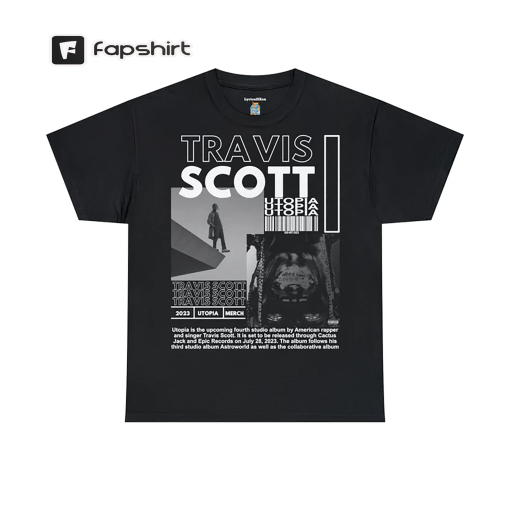 Travis Scott Utopia T-Shirt Hiphop Shirt Utopia Tshirt fan made shirt Rodeo Astroworld Cactus Jack | this Travis Scott tee is a must-have!