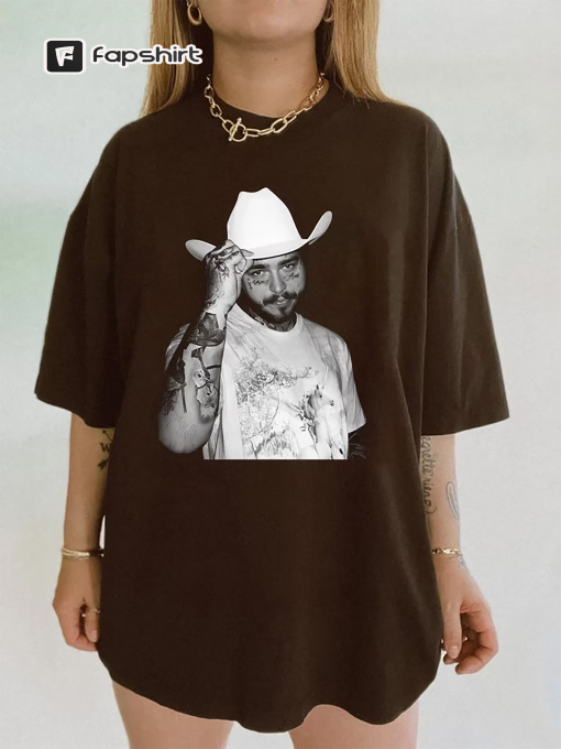 Posty Howdy T Shirt, Vintage Post Malone Shirt, Post Malone 2023 Tour Shirt, Post Malone Concert Shirt, Rapper Post Malone Tour Shirt, Post