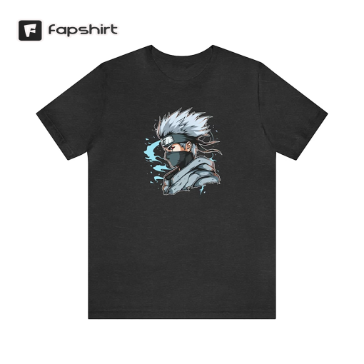 Kakashi Shirt, Oldschool Naruto T-Shirt, Ninja Tee, Naruto Streetwear, Unisex Anime T Shirt, Kakashi Hatake Merch, Manga Gym Clothing