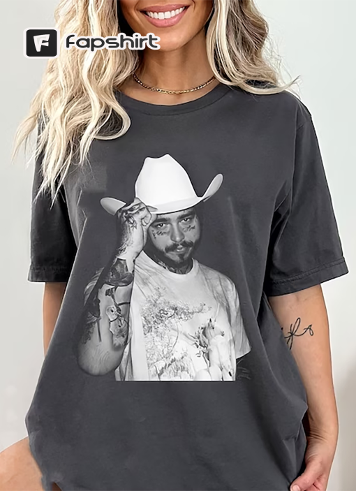 Posty Howdy T Shirt, Vintage Post Malone Shirt, Post Malone 2023 Tour Shirt, Post Malone Concert Shirt, Rapper Post Malone Tour Shirt, Post