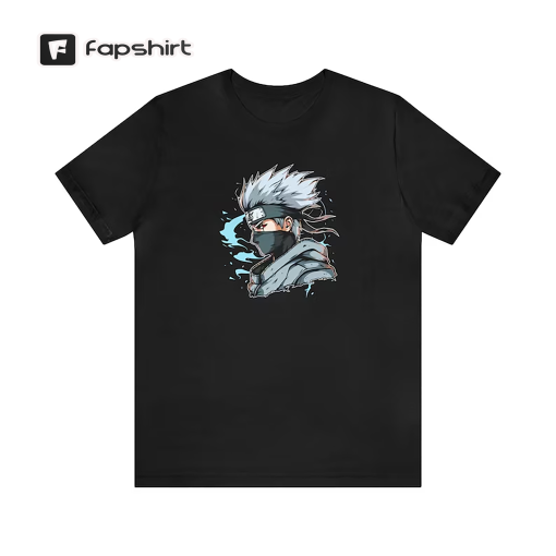 Kakashi Shirt, Oldschool Naruto T-Shirt, Ninja Tee, Naruto Streetwear, Unisex Anime T Shirt, Kakashi Hatake Merch, Manga Gym Clothing