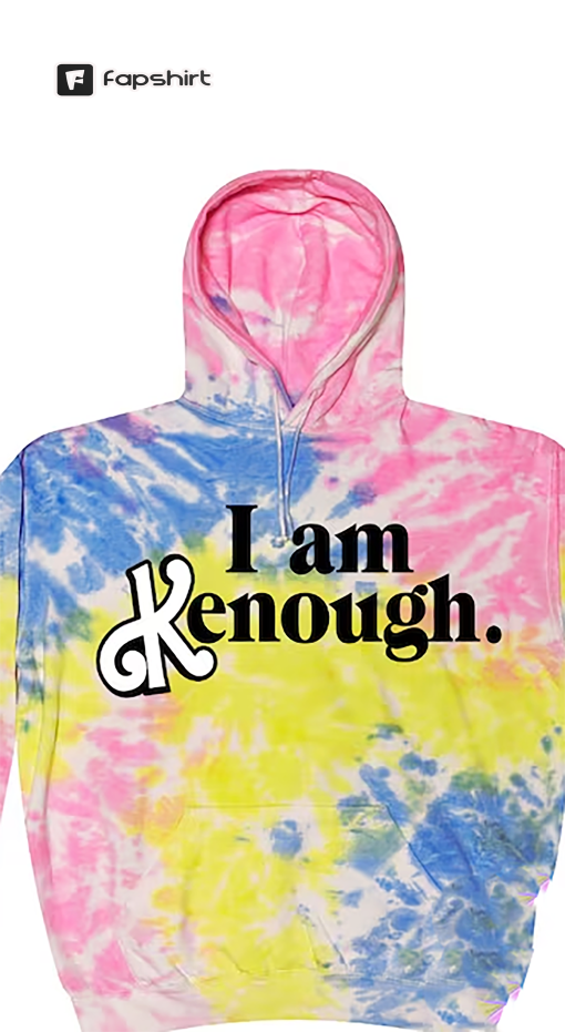 I am Kenough. Pastel Tie-Dye Unisex Hoodie