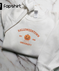 Halloweentown University Est 1998 Embroidered Sweatshirt, Trending…