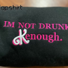 I am kenough Embroidered sweatshirt, i am kenough hoodie, i am kenough, i am enough, barbi movie, ken shirt, barbi shirt,i am kenough