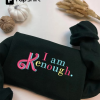 I’m not drunk Kenough Embroidered sweatshirt, i am kenough hoodie, i am kenough, i am enough, barbi movie, ken shirt, barbi shirt