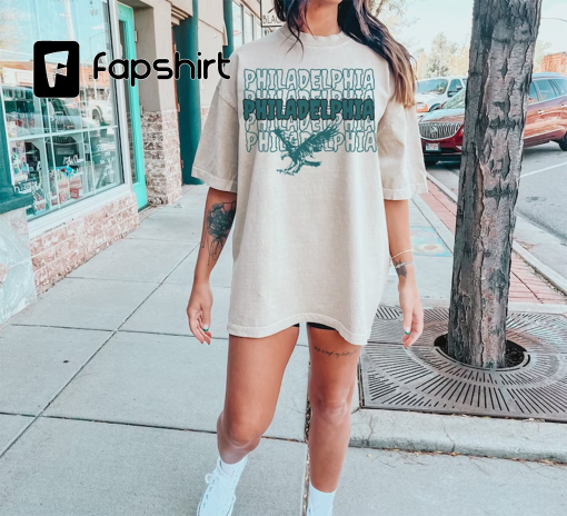 Philadelphia Midnight Green Football Team: NFL T-shirt, Every Day Oversized Shirt – Perfect gift for Eagles Fans