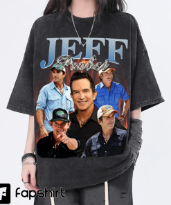 Jeff Probst Vintage Washed Shirt, Presenter Homage…