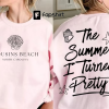 Cousins Beach Shirt, The summer I turned pretty Sweatshirt, Summer Shirt, Oversized Vintage Sweatshirt, Family Shirt, Vacation Shirt