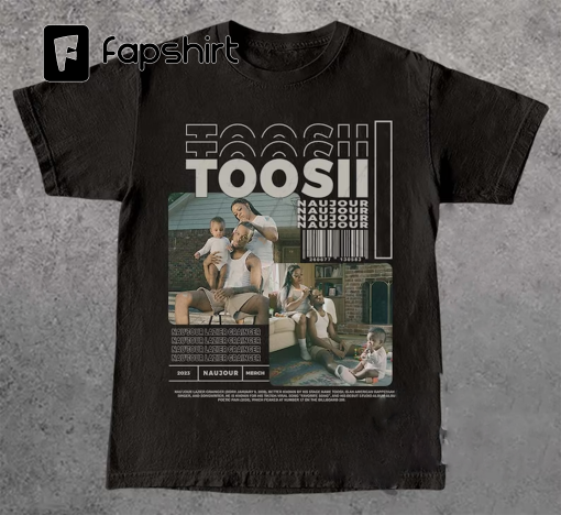 Limited TOOSII Unisex Softstyle T-Shirt, Toosii Merch, TOOSII NAUJOUR Album 90s Poster Graphic tee