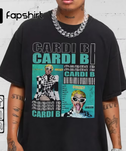 Cardi B Shirt Hip Hop T-Shirt, Retro…