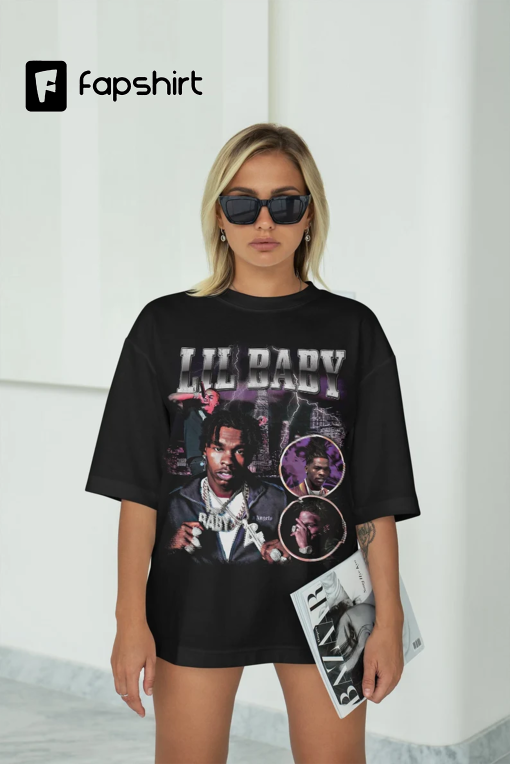 Lil Baby T Shirt, 4PF Tee, Trending Shirt, Vintage Bootleg, Hip Hop shirt, Rap Shirt, Rapper Shirt, TikTok, Rapper Merch