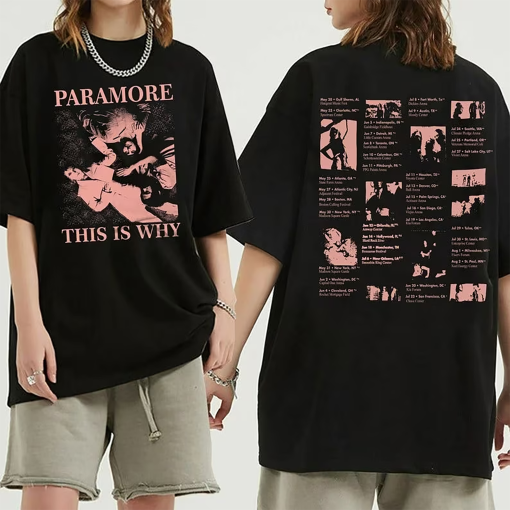 This is Why tour new date shirt, Rock Band Shirt, Hayley Williams Shirt, Tour Shirt, Gift For Him, Gift For Her, Gift For Women