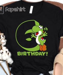 Super Mario Yoshi 6th Birthday Action Portrait…