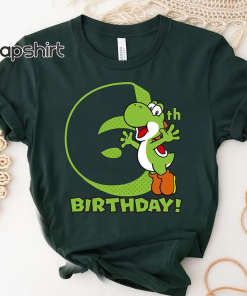 Super Mario Yoshi 6th Birthday Action Portrait…