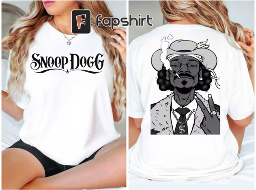 Vintage Snoop Dogg Bootleg T-Shirt, Snoop Dogg Shirt Double Sided, Rap Graphic Retro Shirt, Hip Hop Tee, Rapper Fan Gift, Rapper T-Shirt