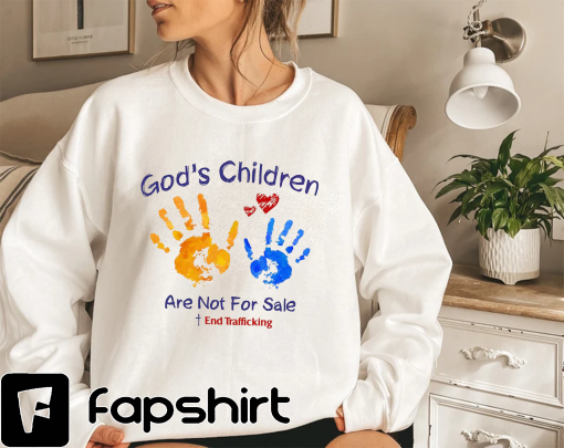 Colorful God’s Children Are Not For Sale Shirt, Inspirational Shirt, Protect Our Children, Trendy Unisex T-Shirt, Trending Quotes