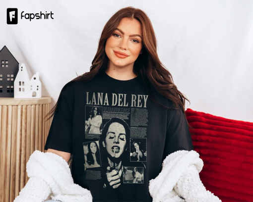 Lana Del Rey SHIRT, Vintage LANA Del Rey Merch, Oversized Shirt Lana Del Rey, Ultraviolence RETRO Lana Del Rey Band Gift For Fans