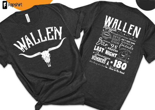 Morgan Wallen Shirt, Cowboy Wallen T-Shirt, Wallen Western T- Shirt, Country Music Shirt, Wallen The Bull Tee, Wallen Unisex Shirt