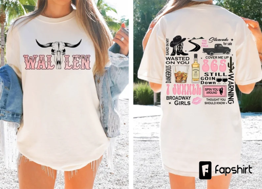 Vintage Wallen Western T-shirt, Trendy tee, Cowgirl Country Shirt, Wallen Western T-Shirt, Retro Cowboy Wallen Shirt