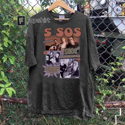 5 Seconds Of Summer Music Shirt, Vintage The Show 2023 Tour 5 Seconds Of Summer Sweatshirt, 5SOS 2023 Gift