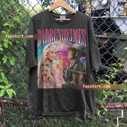 Vintage Barbenheimer Shirt, Barbenheimer Barbie The Destroyer Of Word Shirt, Barbie Movie Oppenheimer Shirt, Christopher Nolan Margot Robbie