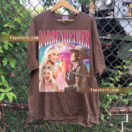 Vintage Barbenheimer Shirt, Barbenheimer Barbie The Destroyer Of Word Shirt, Barbie Movie Oppenheimer Shirt, Christopher Nolan Margot Robbie