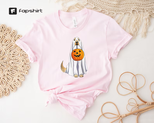 Halloween Dog Shirt, Funny Halloween Shirt, Golden Retriever Shirt, Golden Retriever Halloween Shirt, Golden Retriever Ghost,