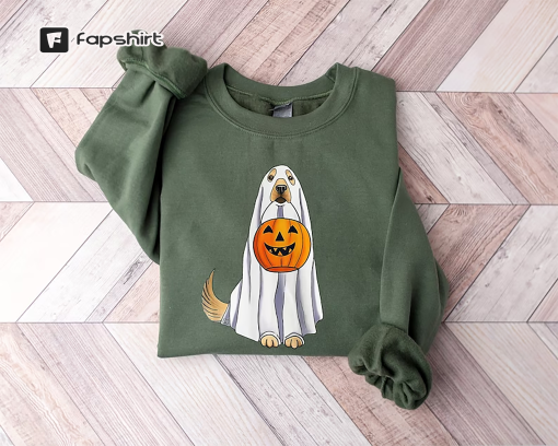 Halloween Dog Shirt, Funny Halloween Shirt, Golden Retriever Shirt, Golden Retriever Halloween Shirt, Golden Retriever Ghost,