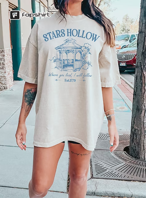 Comfort Colors® Stars Hollow Shirt, Stars Hollow Tshirt, Vintage Style Stars Hollow Shirt Gift