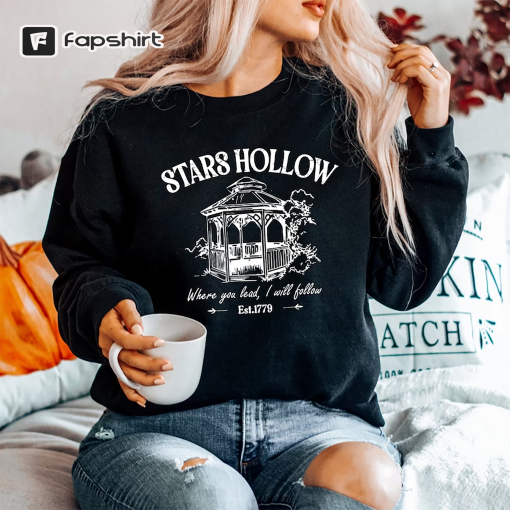 Stars Hollow Shirt, Stars Hollow Tshirt, Vintage Style Stars Hollow Shirt Gift