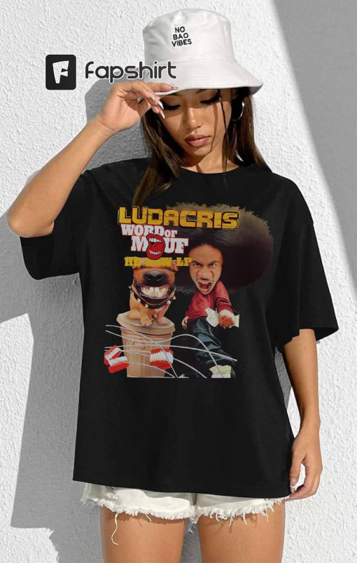 Vintage 2000s Ludacris Unisex Shirt ludacris, music, rap, funny, rapper, hip hop, big mouth, hiphop, song, furious, lyrics, fast, popular