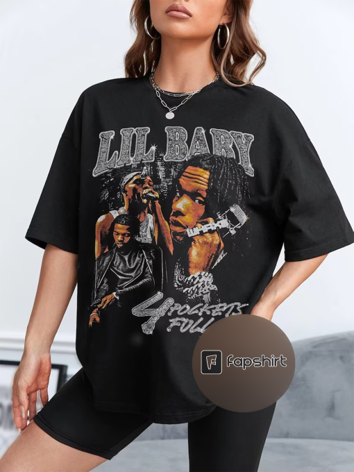 Vintage Style Lil Baby T shirt, Lil baby shirt, Rap Tees, Hip Hop, Retro Gift