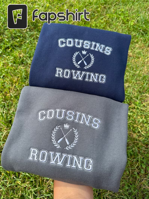 Cousins Rowing Embroidered Crewneck sweatshirt, the summer I turned pretty inspired crew, team Jeremiah Conrad belly, cousins beach tsitp