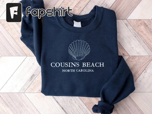 Cousins Beach Embroidered Crewneck-Cousins Beach North Carolina | the summer i turned pretty