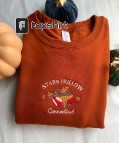 Stars Hollow Connecticut Sweatshirt, Stars Hollow Embroidered…