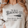 Salem Massachusetts Sweatshirt, Salem Broom Company, Hocus Pocus Shirt, Sanderson Witches Sweatshirt, Retro Halloween Shirt, Fall Shirt