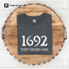 1692 They Missed One Sweatshirt, Salem Witch Trials Crewneck, Salem Massachusetts Witch Trials | Comfort Colors® Garment-Dyed Sweatshirt