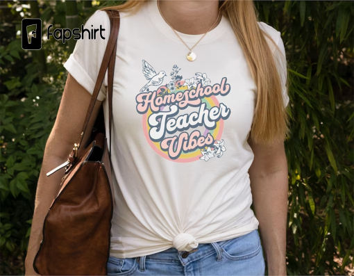 Homeschool Mom Shirt | Homeschool Teacher Shirt | Back to School Shirt | Retro Homeschool Shirt