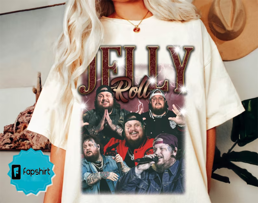 Jelly Roll Comfort Colors Shirt, Jelly Roll Backroad Baptism 2023 Tour Shirt, Music 2023 Tour Shirt, Jelly Roll Concert 2023, Gift for Fan